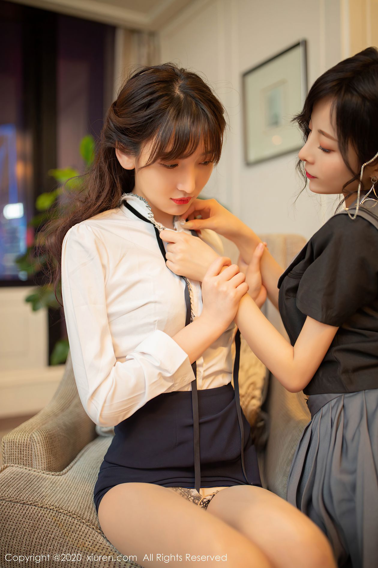 [XIUREN秀人网] 2020.09.30 NO.2626 模特合集 陈小喵 陆萱萱 [70P-777MB]