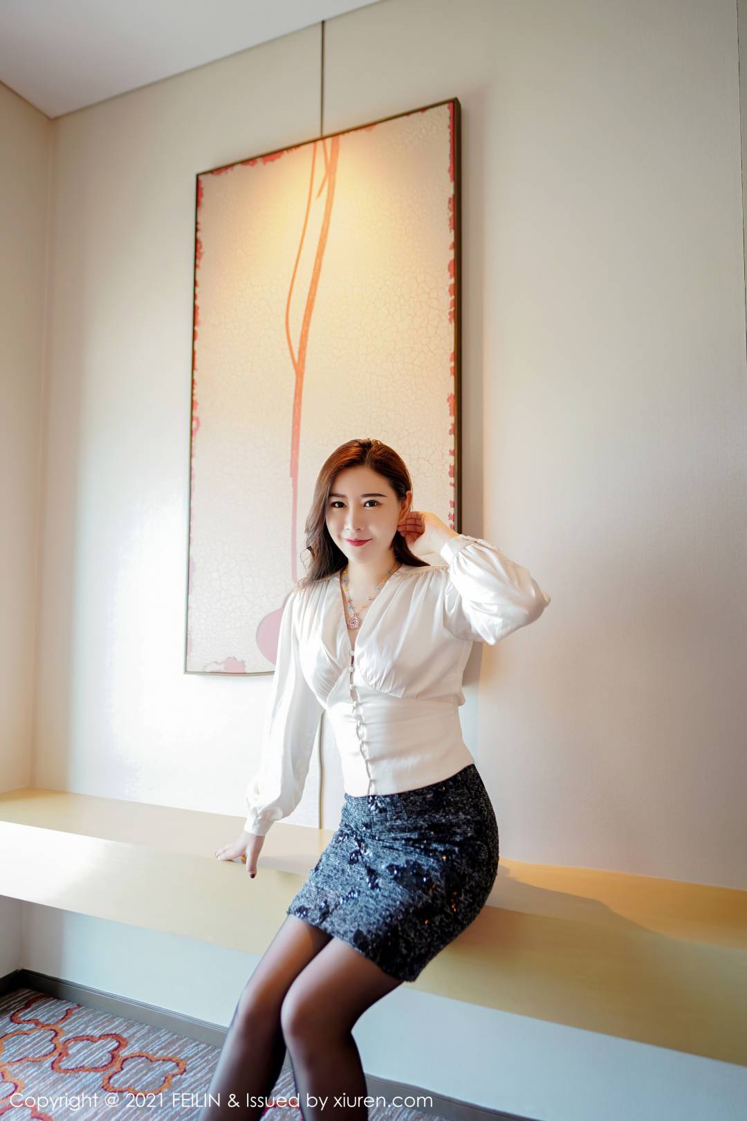 [FEILIN嗲囡囡] 2021.07.05 VOL.400 王婉悠Queen [51P-530MB]